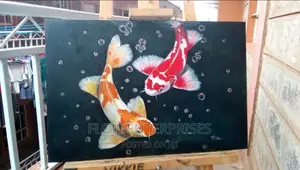 Koi Fish (Acrylic Painting)