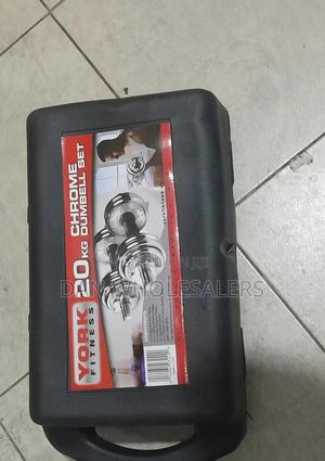 20 Kg Dumbbells Barbells With Case - thumbnail 2