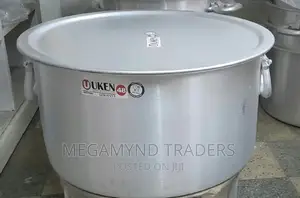 100 LTR Aluminium Sufuria Heavy Gauge / Commercial Sufuria From India