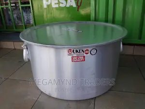100 LTR Aluminium Sufuria Heavy Gauge / Commercial Sufuria From India