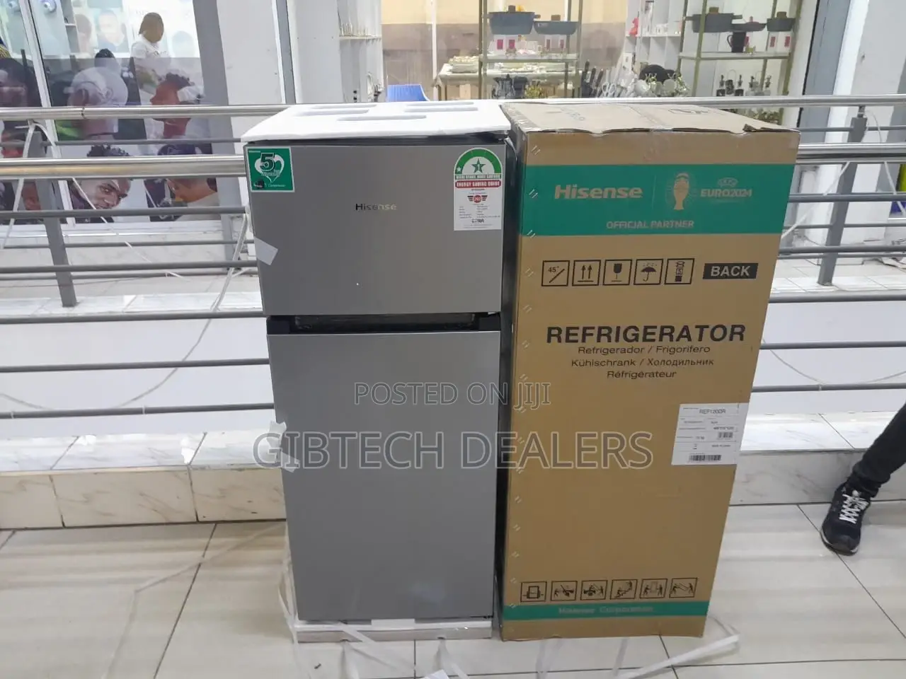 Hisense Double Door 120ltrs Refrigerator