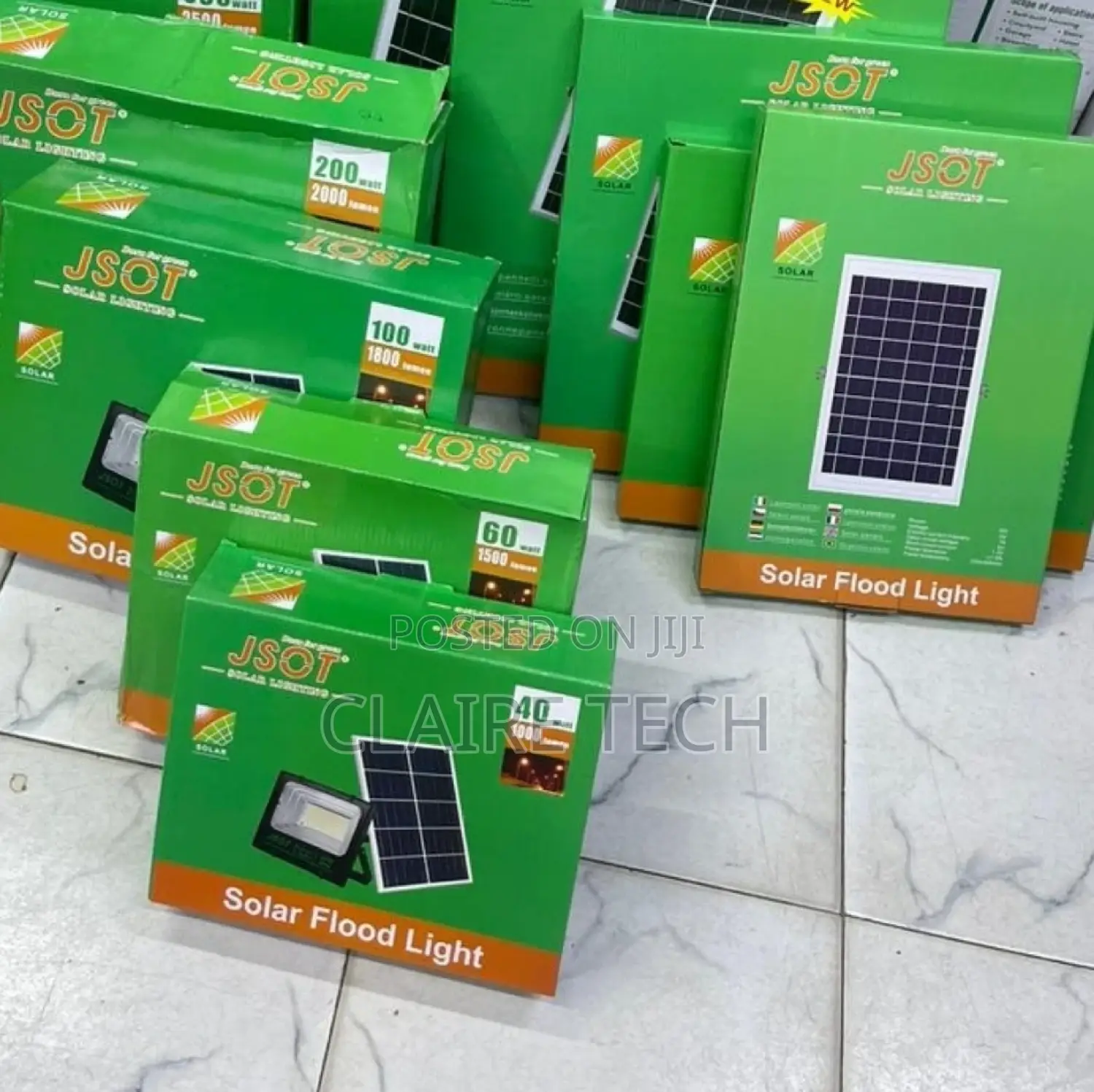 JSOT Floodlight 200watts Solar Powered