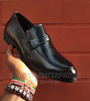 Men's Laceless Official Leather Shoes 39-45