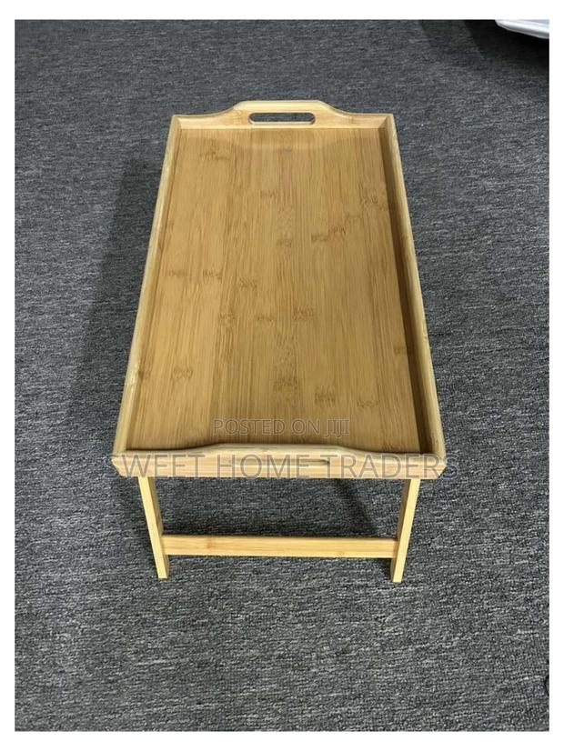 Foldable Bamboo Bed Tray  - main view