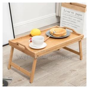 Foldable Bamboo Bed Tray, Foldable Bamboo Bed Tray - thumbnail 2