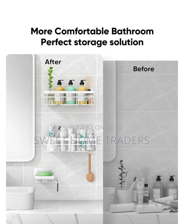 *3pcs Set Shower Caddy Shelf/Bathroom Organizer
