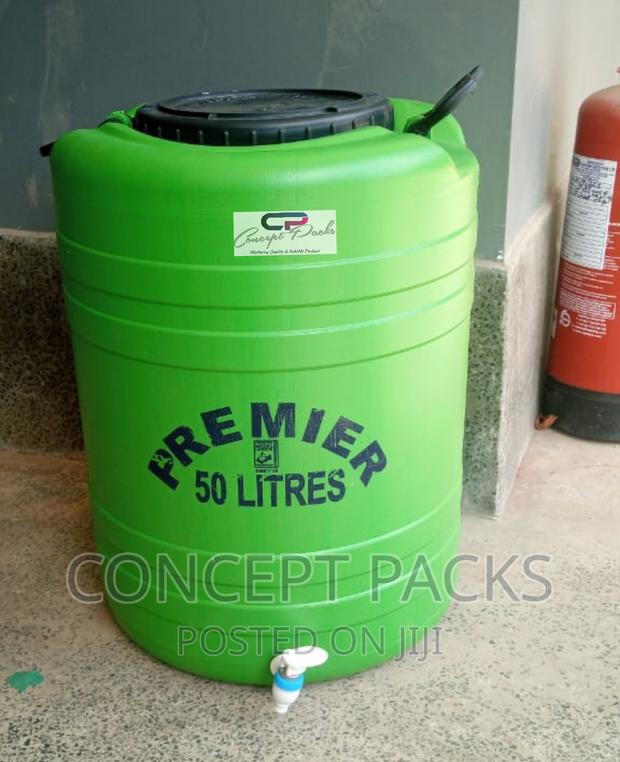 Green 50 Litres Water Tank With Tap