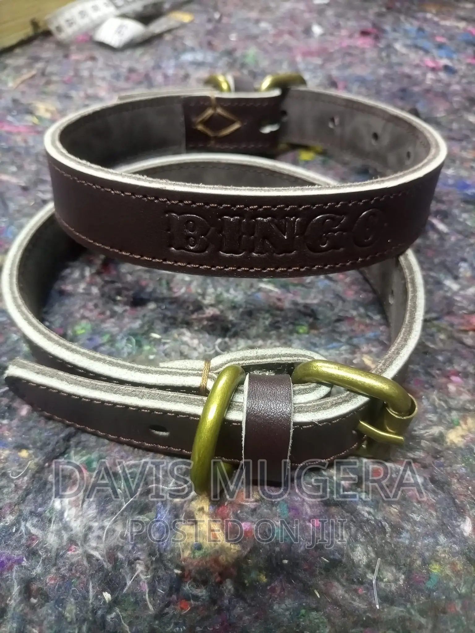 Leather Dog Collars for Small and Medium Dogs in Nairobi Central Pet Accessories, Davis Mugera