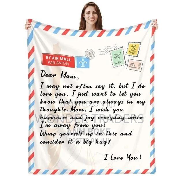 *Express Letter Cossy Throw Blanket