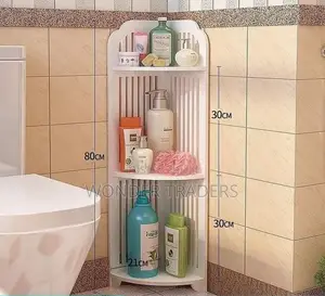 *White Triangular 3 Layer Corner Shelf Now Available