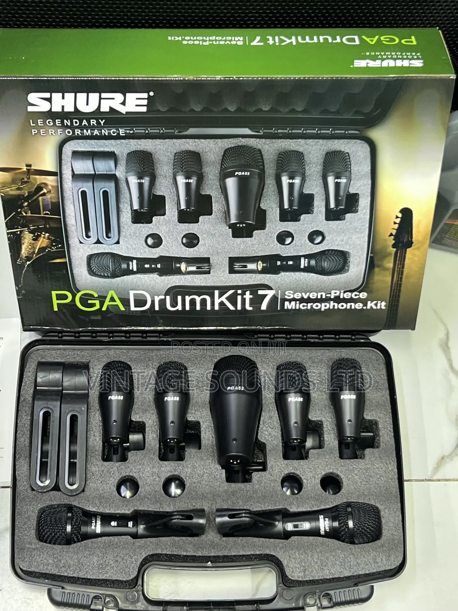 Shure Pgadrumkit7 7pc Drumkit Pga52, 57, 56(X3), 81(X2)