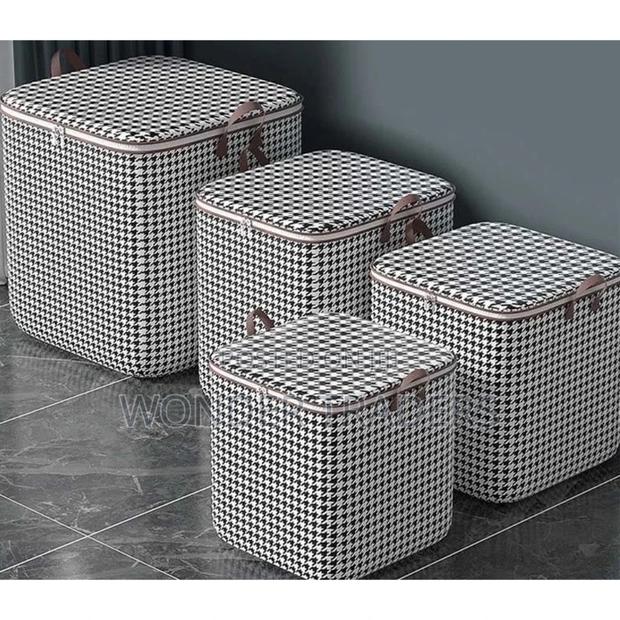 Foldable And Multi Functional Quilted Storage Bag - thumbnail 2