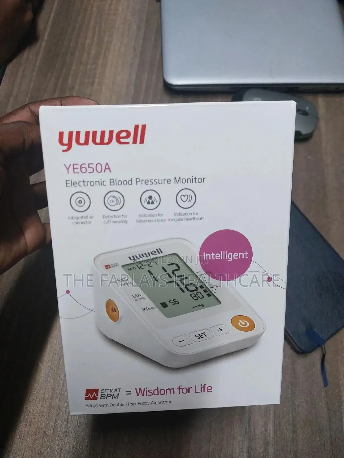 Blood Pressure Monitor With Large Cuff * ^