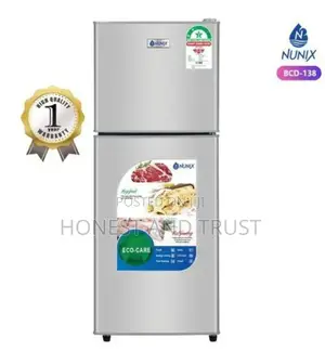 Nunix 138litre Double Door Refrigerator