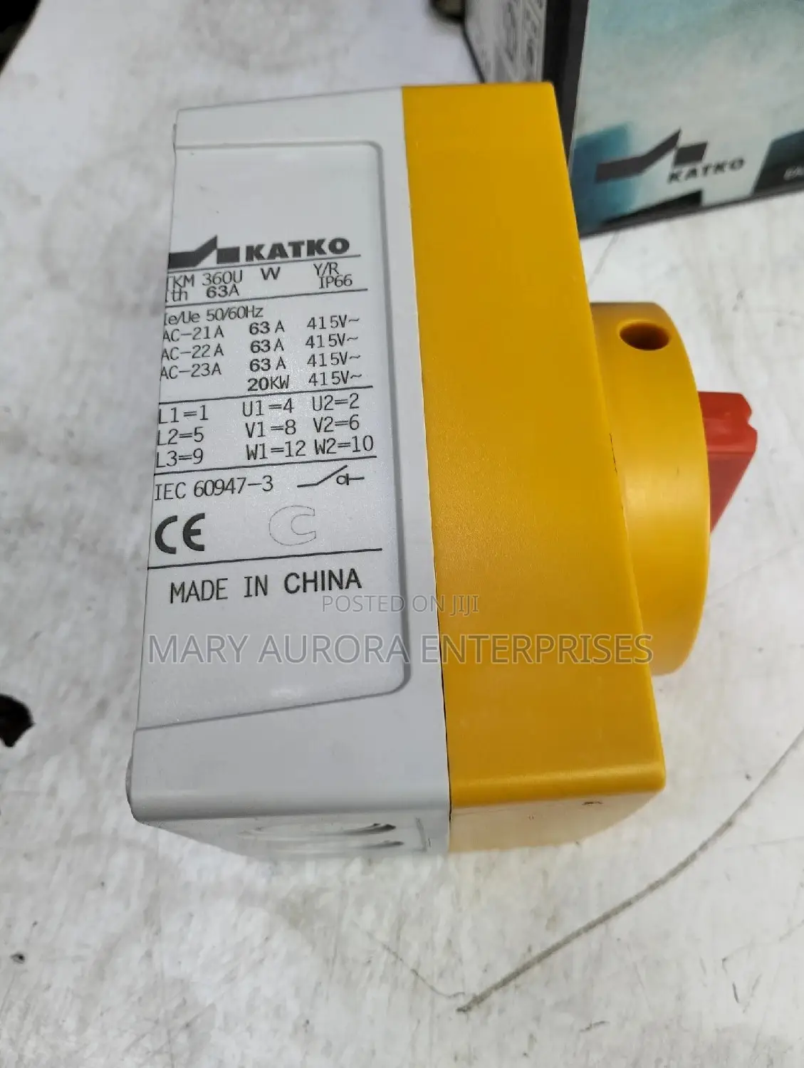 Change Over Switch 63 Amps