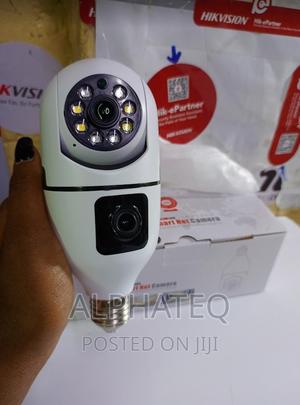 Dual Lens Wifi Bulb PTZ Camera PTZ-Bulb Camera 360degrees - main view