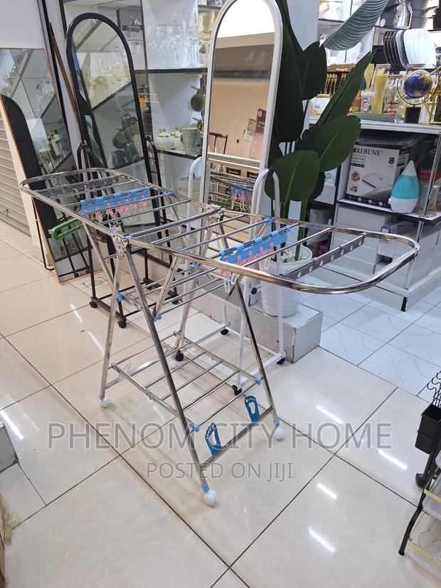 Movable Foldable and Portable Drying Rack - thumbnail 2