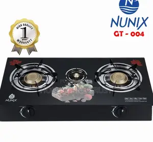 3 Burner Glass Top Cooker