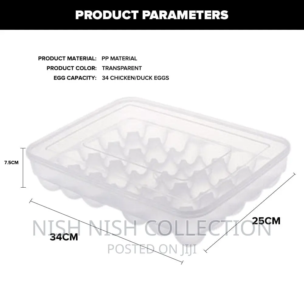 34 Piece Egg Storage Container