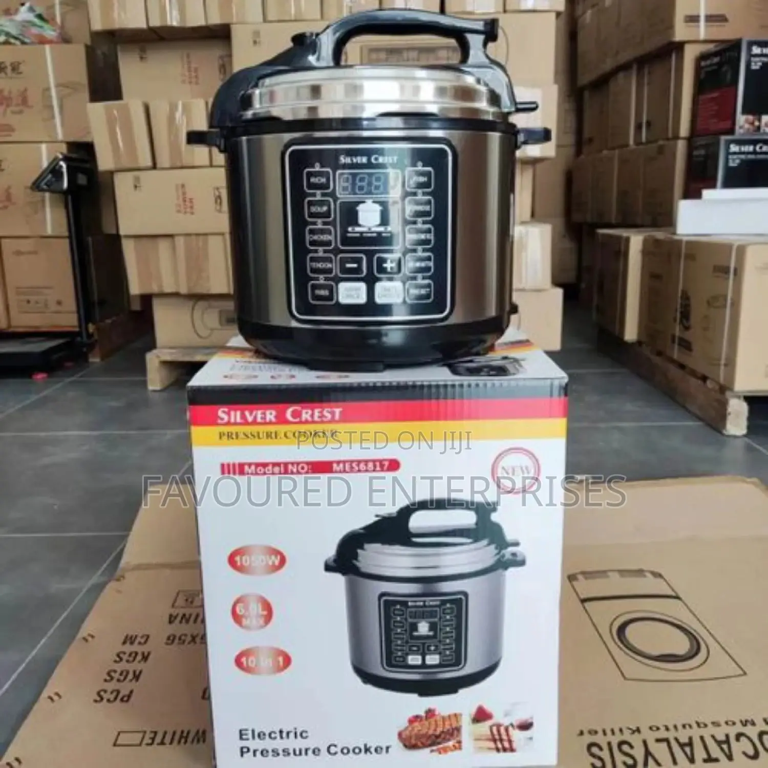 Silver Crest Silver Crest 6 Liters Electric Pressure Cooker