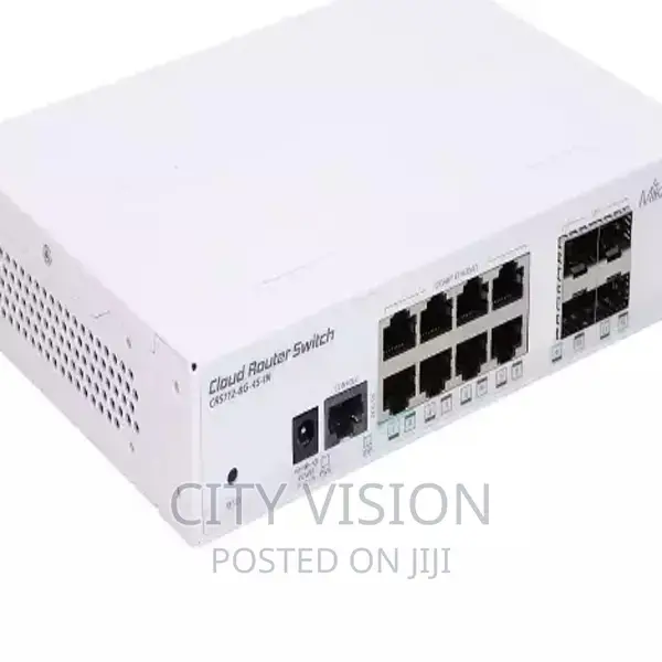 Mikrotik CRS112 Gigabit Ethernet Smart Switch!! 4× SFP ✓°^