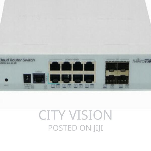 Mikrotik (Crs-112-8g-4s+RM)Gigabit Ethernet Smart Switch!