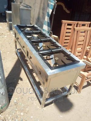 Ss Commercial Gas Cooker 4burners: - main view