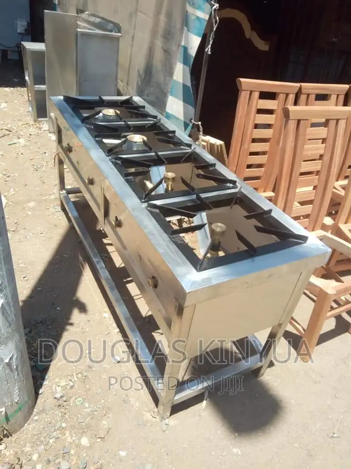 Ss Commercial Gas Cooker 4burners: