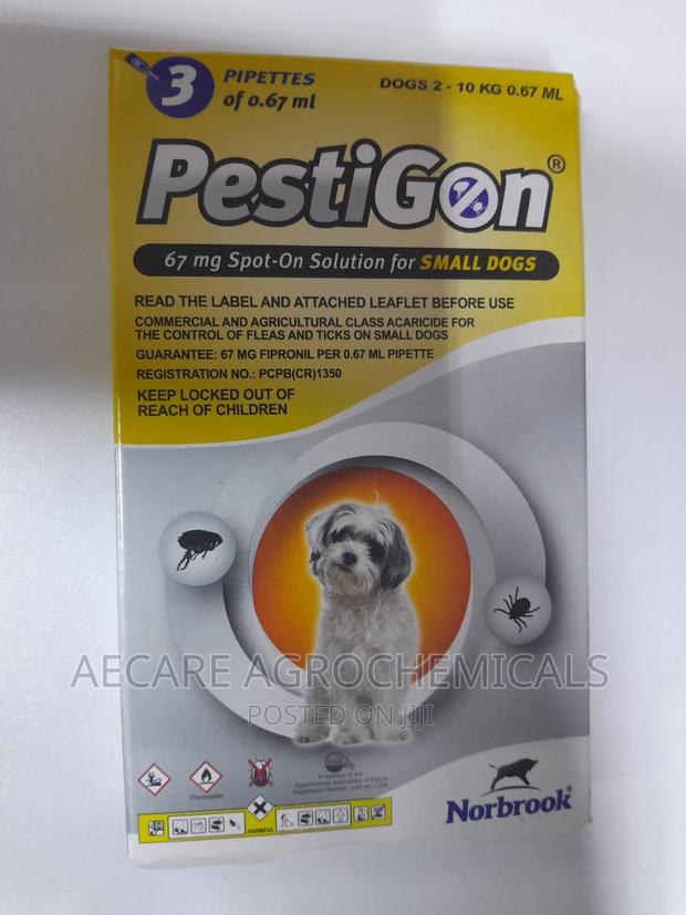 Pestigon 2-10kgs Pippets 0.67ml Spot-on For Small Dogs - thumbnail 12