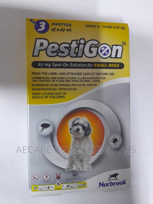 Pestigon 2-10kgs Pippets 0.67ml Spot-on For Small Dogs - thumbnail 15