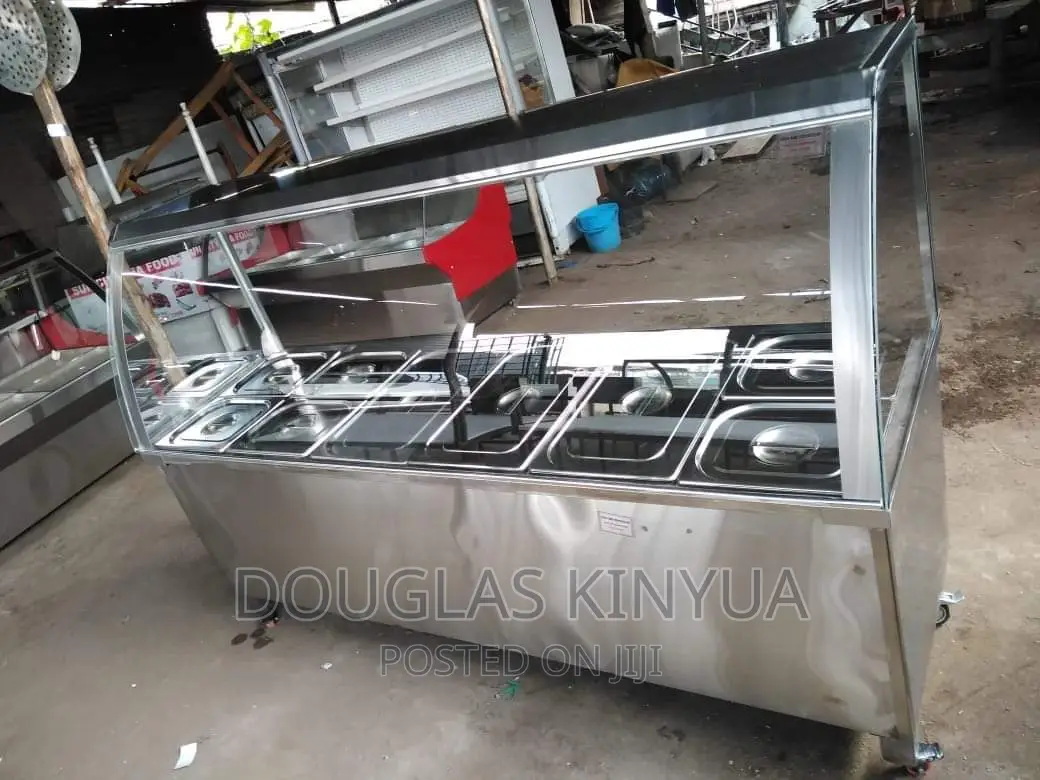 Stainless Steel Food Warmer Display Commercial: