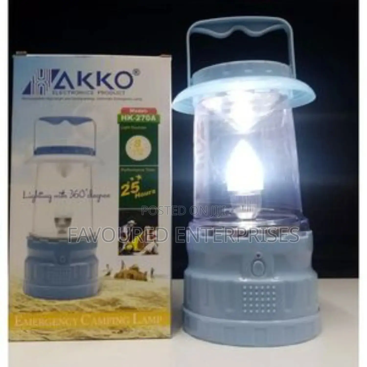AKKO 270A Rechargeable 24hrs Emergency Lamp