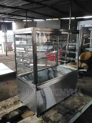 Stainless Steel Commercial Cake Display: