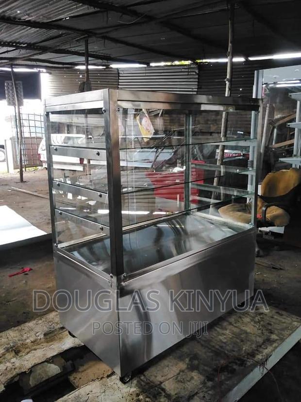 Stainless Steel Commercial Cake Display: - main view