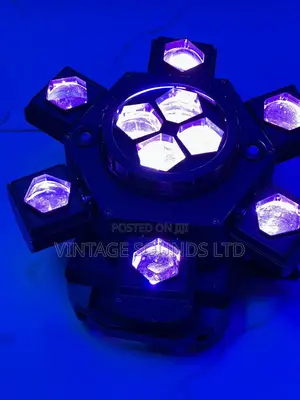 Dj Lights 6 Arm Bee Eyes Led Beam Moving Head Light