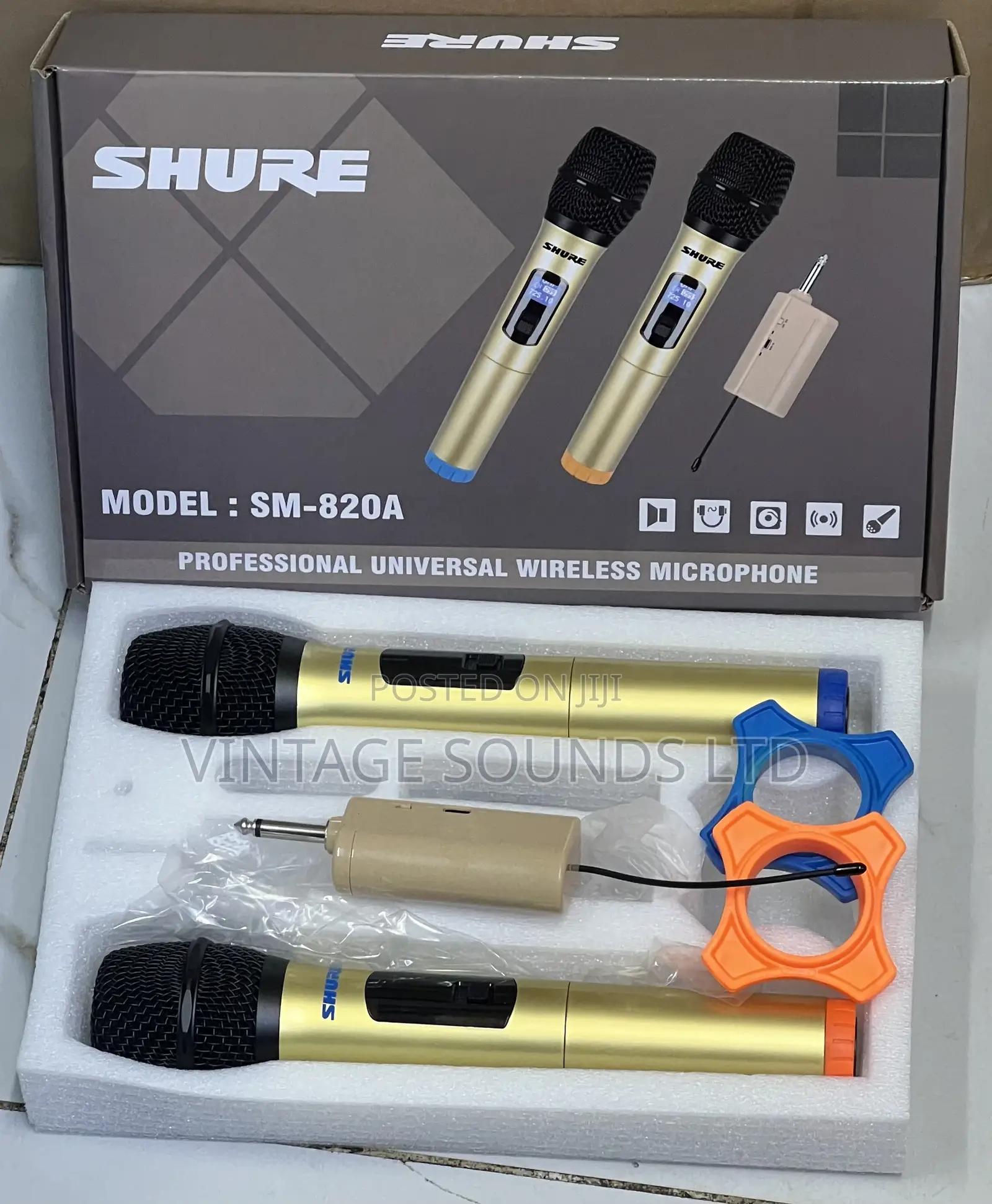 Shure Sm-820a Professional Universal Wireless Microphone
