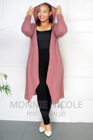 Kimono Style Light Sweater With Hoodie - thumbnail 2