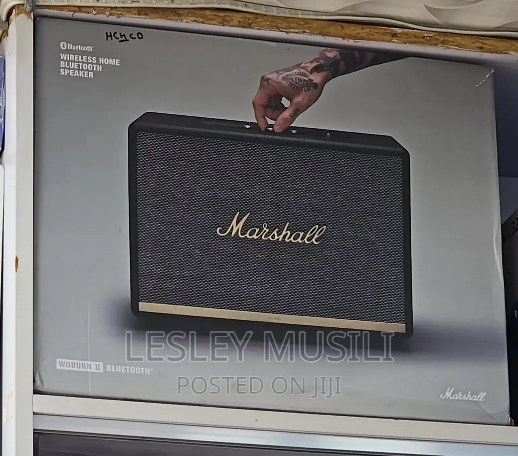 Marshall Woburn II Wireless Bluetooth Speaker, Black,