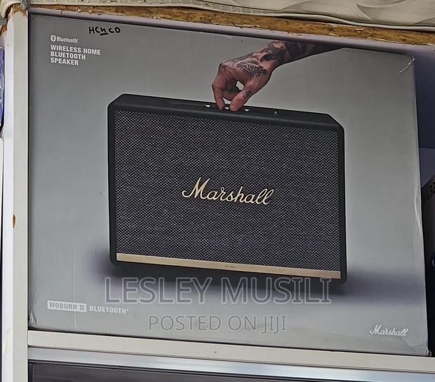 Marshall Woburn II Wireless Bluetooth Speaker, Black, - main view
