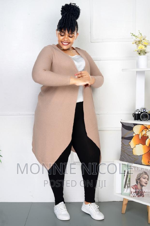 Beige Kimono Sweater. - main view