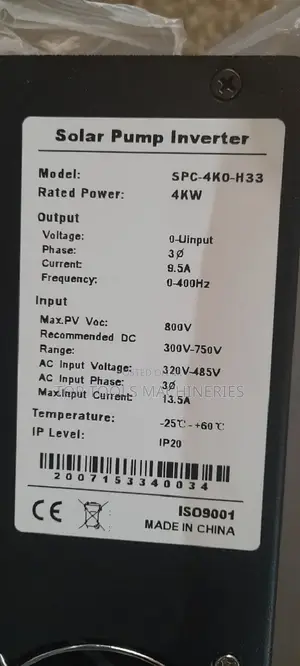 Solarpex 3.2kw Pumping Inverter 3phase