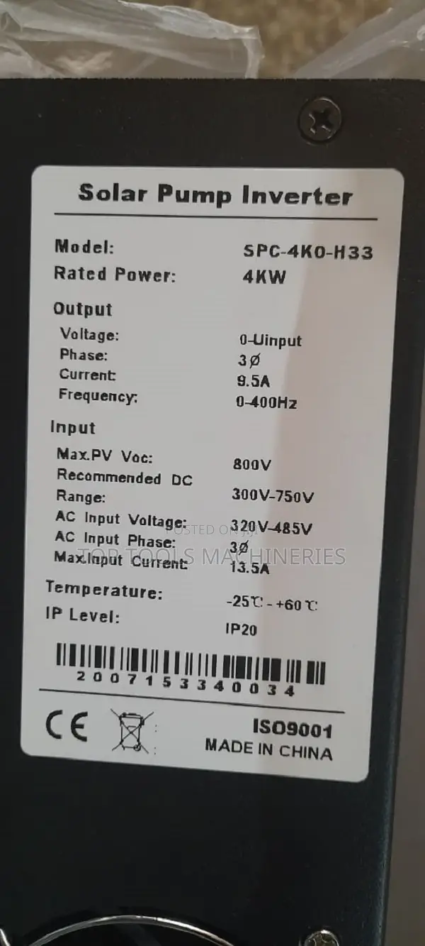Solarpex 3.2kw Pumping Inverter 3phase