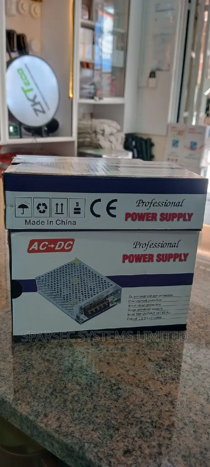 12V 10 Amp Single Output Switching CCTV Power Supply OPEN