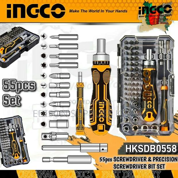 Ingco Precision Screwdrivers Set 55pcs Heavy Duty Tips - main view
