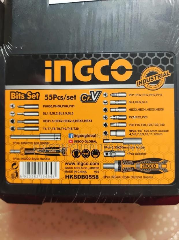 Ingco Precision Screwdrivers Set 55pcs Heavy Duty Tips - thumbnail 5