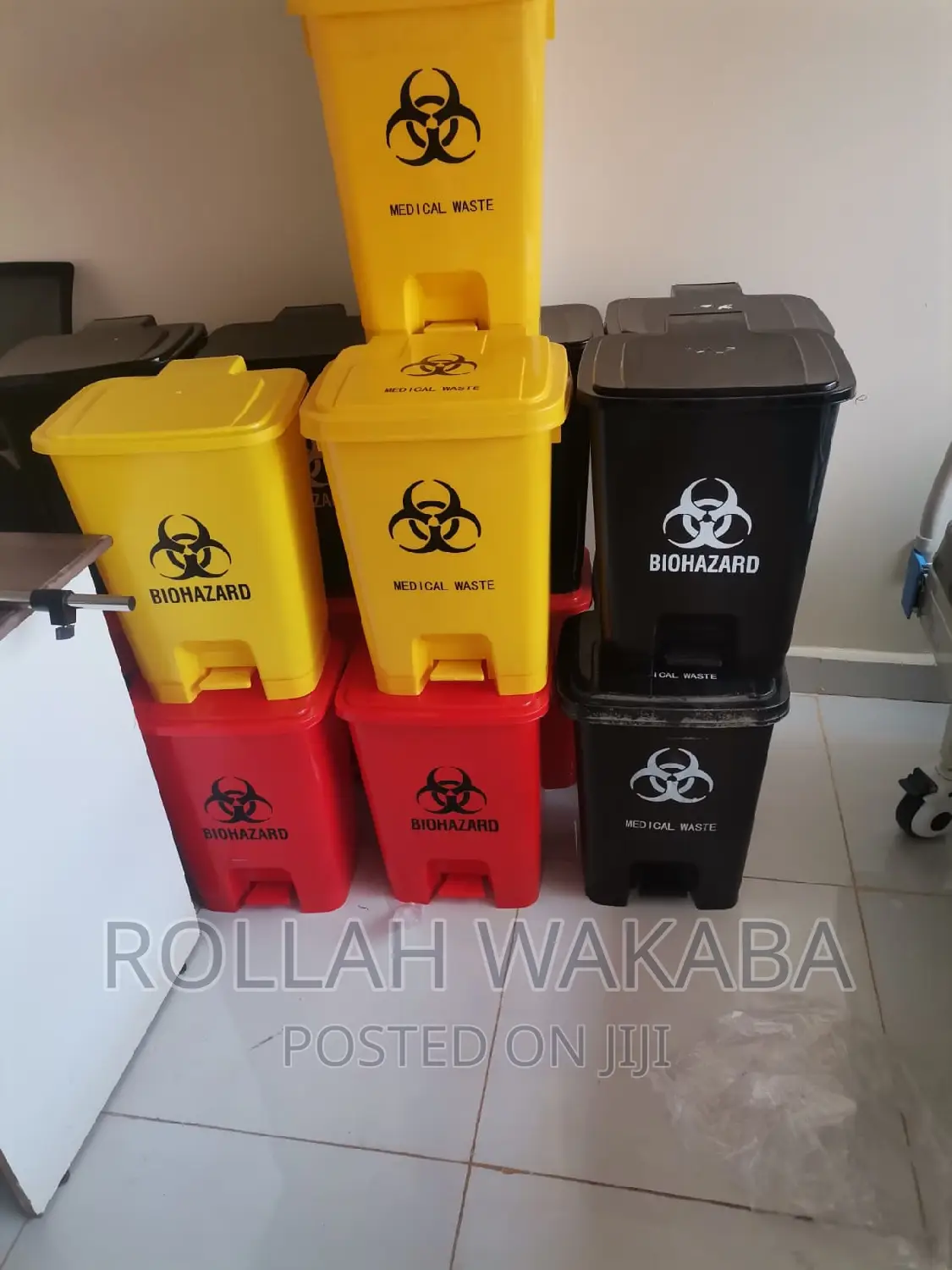 Pedal Bins 30l- Biohazard Bins