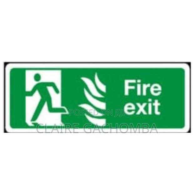 Fire Exit Sign - main view
