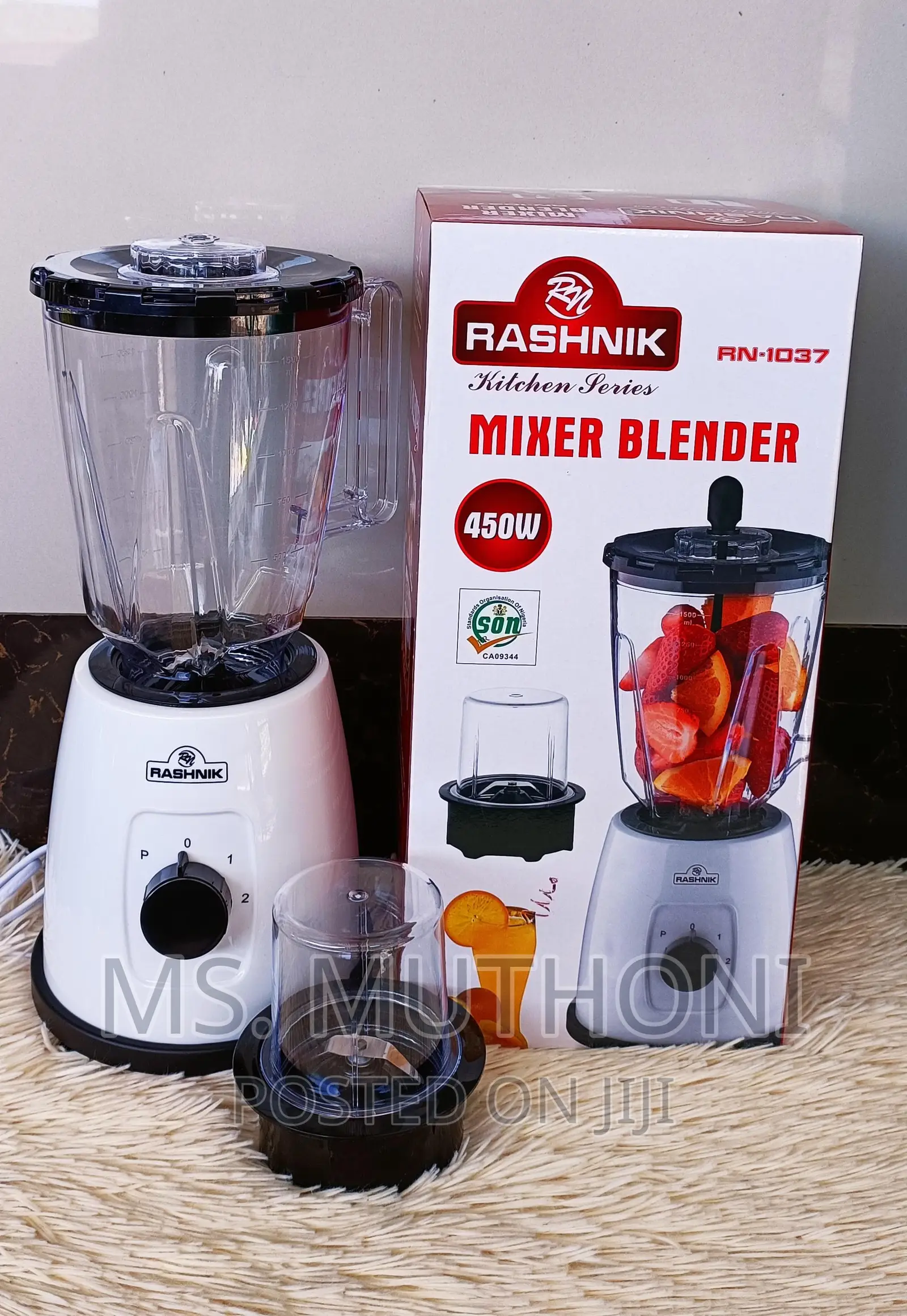 Rashnik 2 in One Blenders Blender Plus Grinder