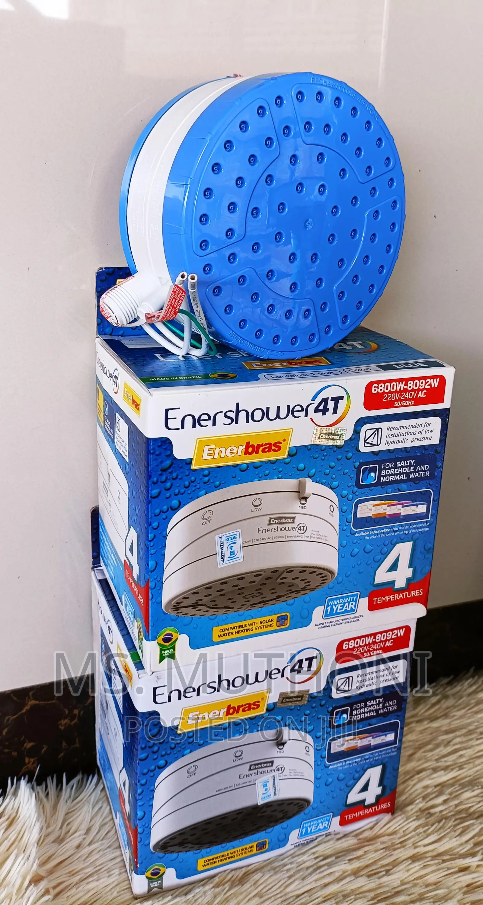 Enershower Enerbras Shower Head*