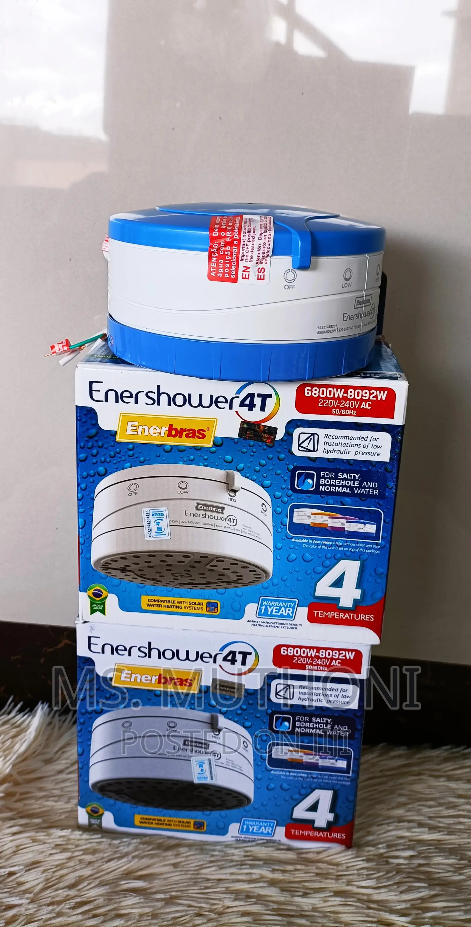 Enershower Enerbras Shower Head*